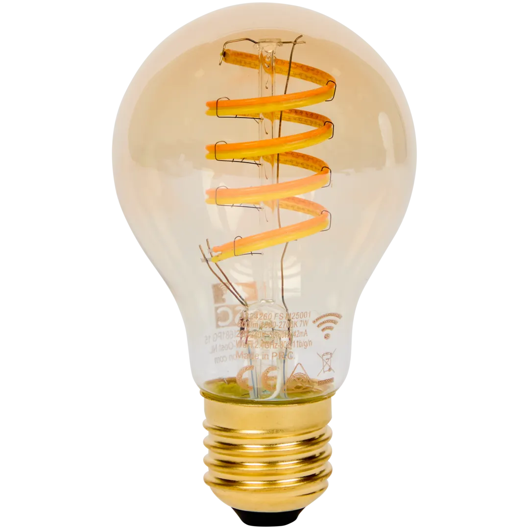Ampoule LED connectée à filament E27 600 lm – LSC Smart Connect (blanc 1800K à 2700K) – Image 2
