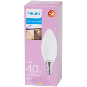 Ampoule LED Philips blanc chaud 3000 K – 470 lm – Gradable