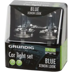 Ampoules de voiture H7 Grundig – effet xénon bleu (lot de 2)