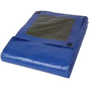 Bâche de protection étanche Werckmann avec œillets – Bleu