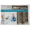 Bâche de protection plastique transparente 20 m² – résistante à la déchirure