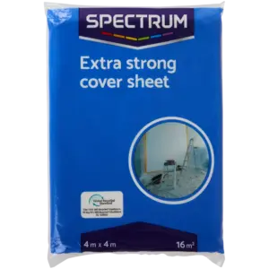 Bâche de protection Spectrum en plastique recyclé (transparente)