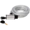 Câble antivol Walfort 180 cm avec cadenas 12 mm (2 clés) – Gris/Rouge/Noir