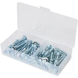 Chevilles pour matériaux creux Werckmann – assortiment en boîte de rangement
