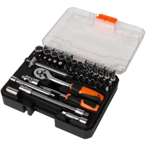 Coffret de douilles et forets Werckmann 1/4" (42 pièces) – Cr-V