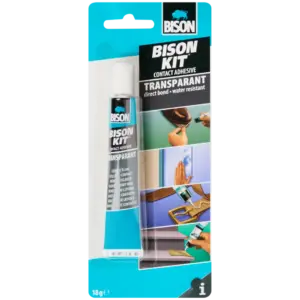Colle de contact Bison Kit 18 g – fixation immédiate, résistante à l’eau