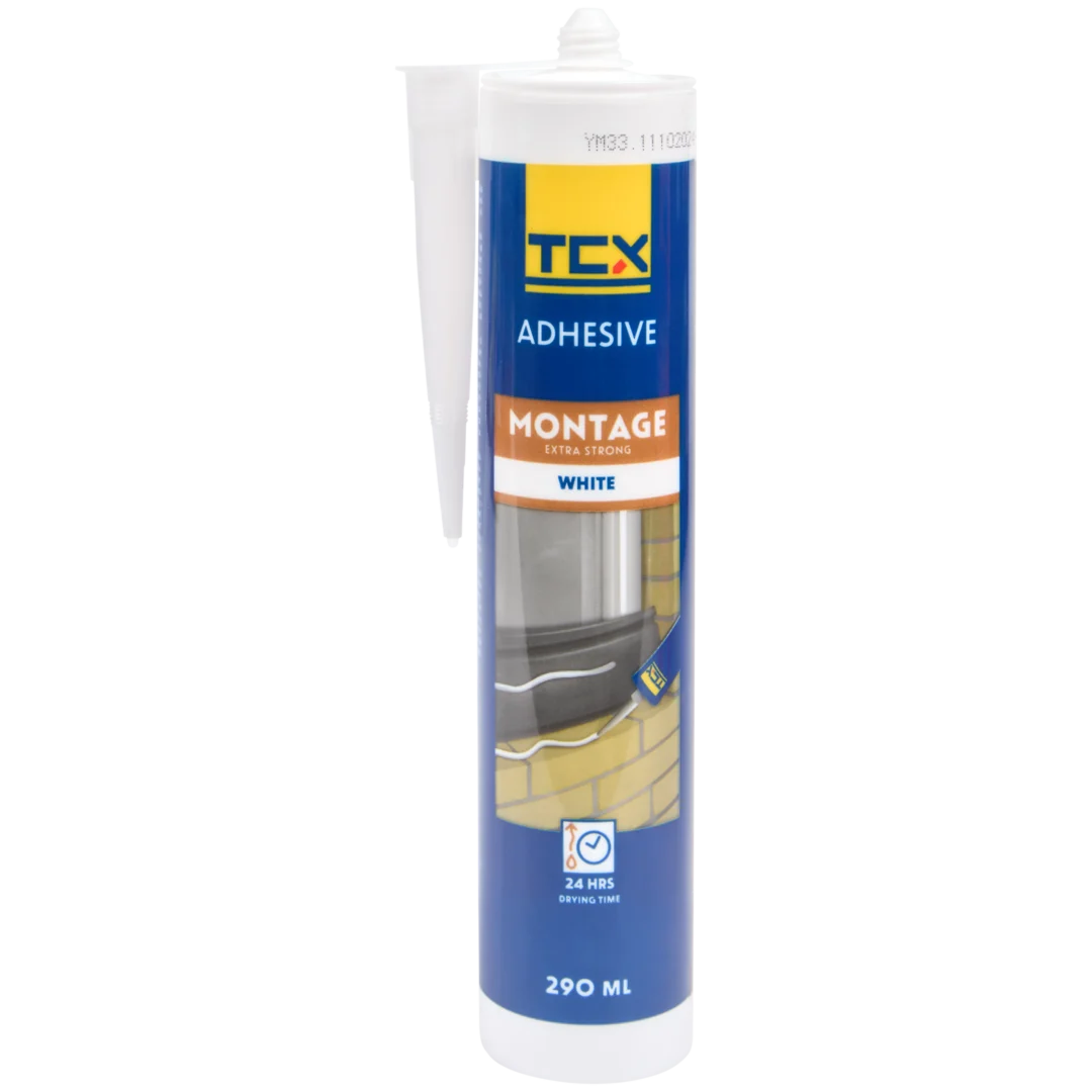 Colle de montage TCX Blanc – formule extra-forte 290 ml