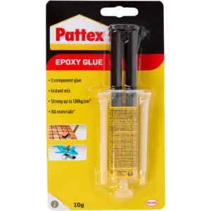 Colle époxy Pattex 2 composants – prise rapide 5 min (10 g)