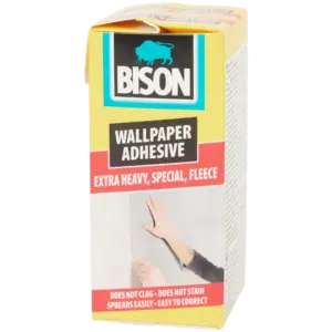 Colle pour papier peint Bison – application facile et repositionnable