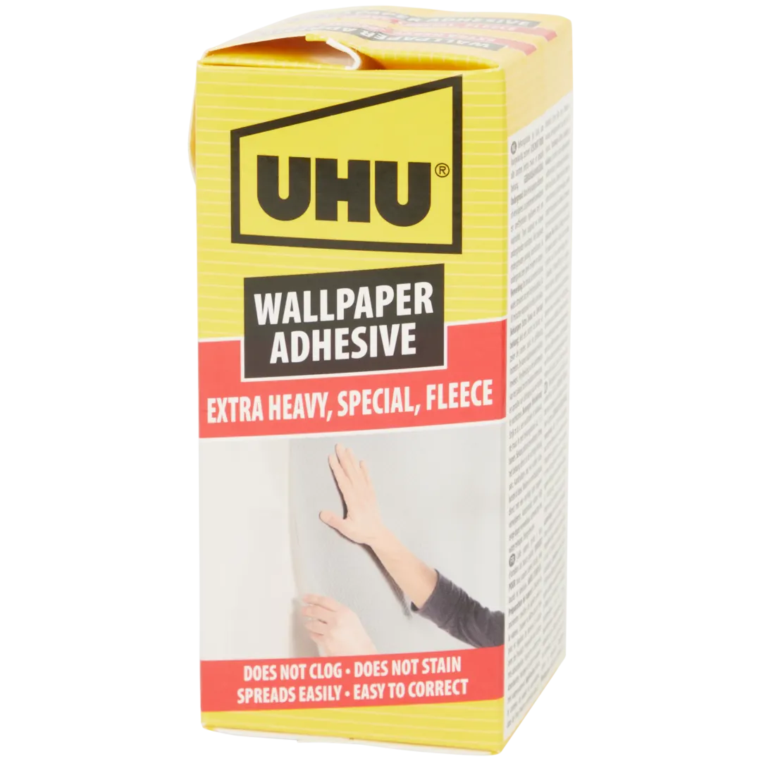 Colle pour papier peint UHU en poudre – Extra-lourde, sans grumeaux