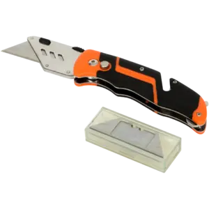Couteau de bricolage pliable Werckmann avec cran de sécurité + 8 lames de rechange