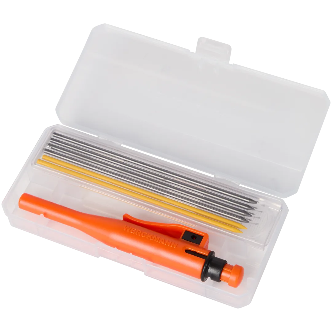 Crayons de bricolage Werckmann – porte-mine avec taille-crayon intégré (8 pièces)