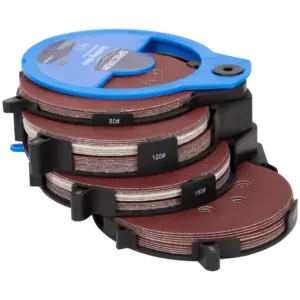 Disques de ponçage Spectrum Ø 125 mm – Lot de 50 (grains assortis) pour bois et métal