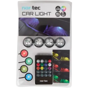 Éclairage LED multicolore pour voiture Nor-Tec avec télécommande
