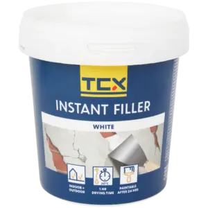 Enduit de rebouchage blanc TCX – 1 kg, intérieur & extérieur