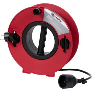 Enrouleur de câble Pro-max 20 m – 3680 W, 250 V, noir