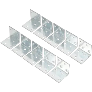 Équerres d’assemblage en acier – lot de 10, fixation par vis