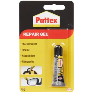 Gel réparateur Pattex extra-fort 8 g – multi-matériaux, résistant à l’eau