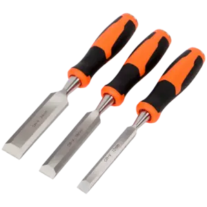 Jeu de ciseaux à bois Werckmann – 3 burins 12, 18 et 24 mm
