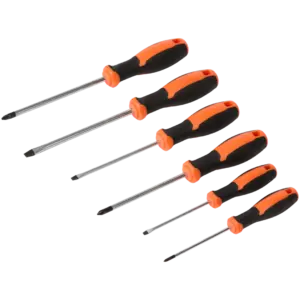 Jeu de tournevis Werckmann 6 pièces avec support vertical magnétique