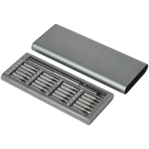 Kit tournevis de précision – 25 embouts Cr-V, tête magnétique