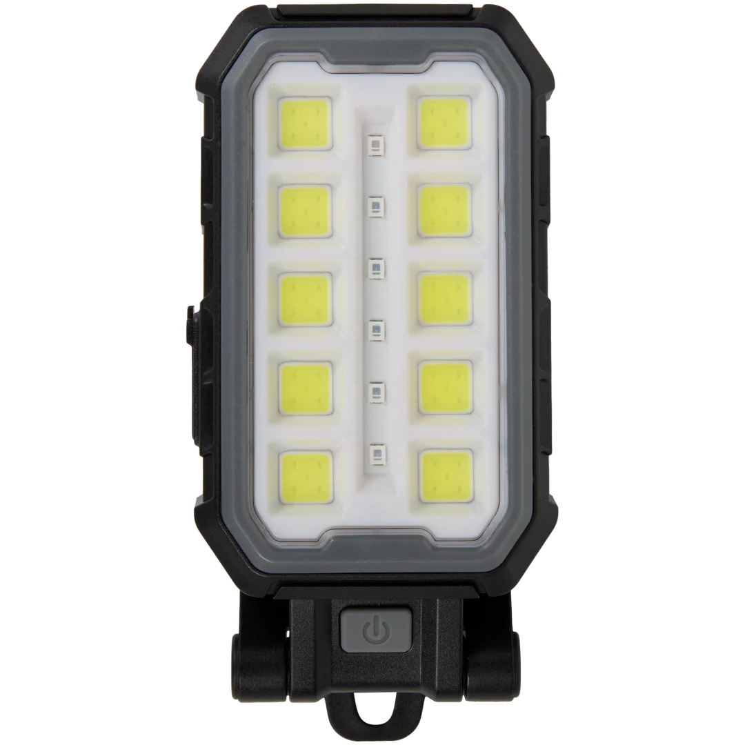 Lampe de travail sans fil rechargeable Werckmann – magnétique, pliable & 4 modes