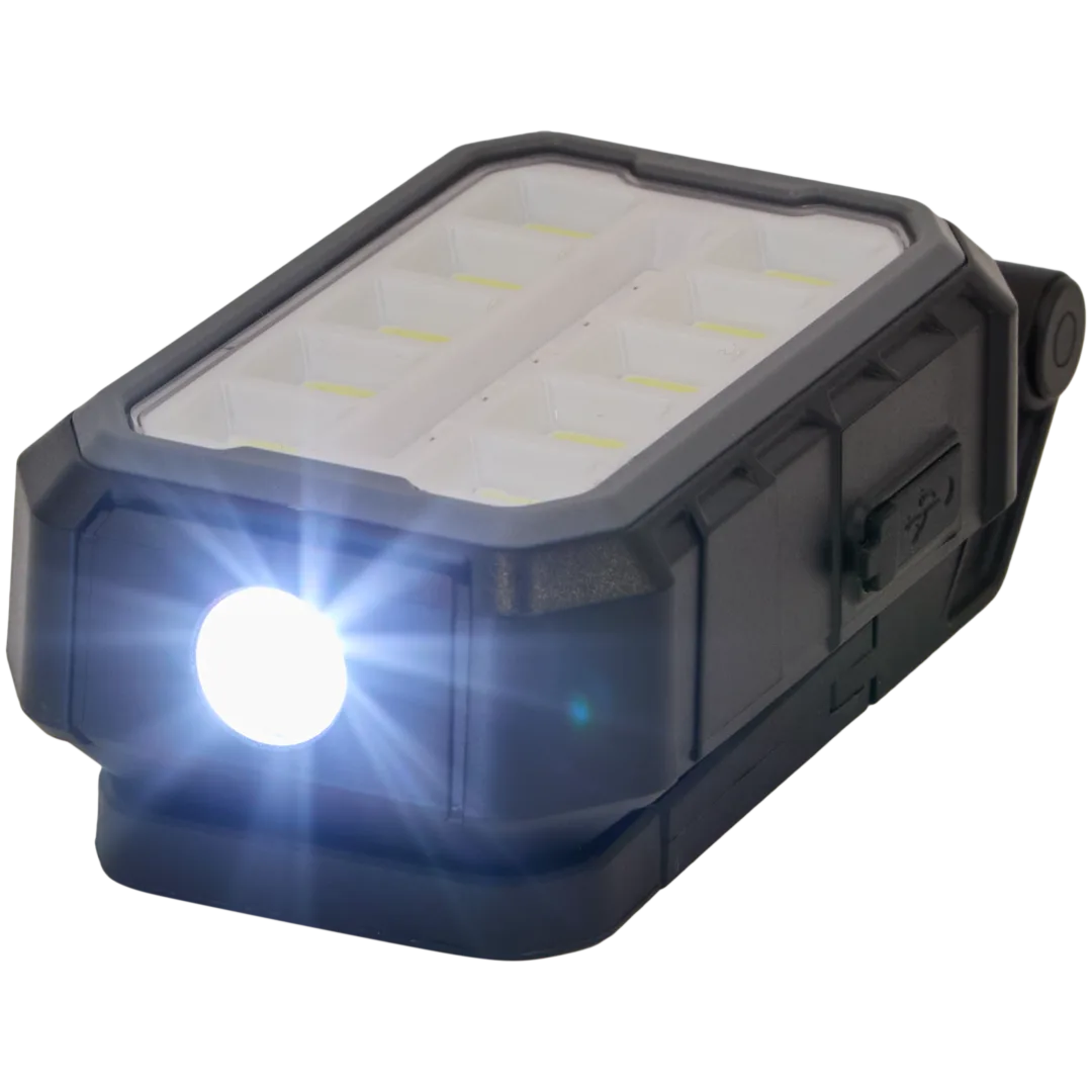Lampe de travail sans fil rechargeable Werckmann – magnétique, pliable & 4 modes – Image 2
