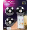 Lampes LED rechargeables Baltimore (lot de 3) avec télécommande