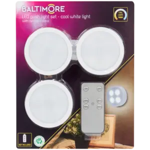 Lampes pression LED RVB avec télécommande Baltimore