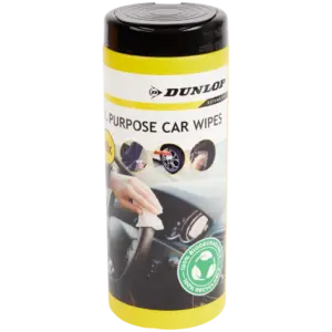 Lingettes voiture Dunlop biodégradables (40 pièces)