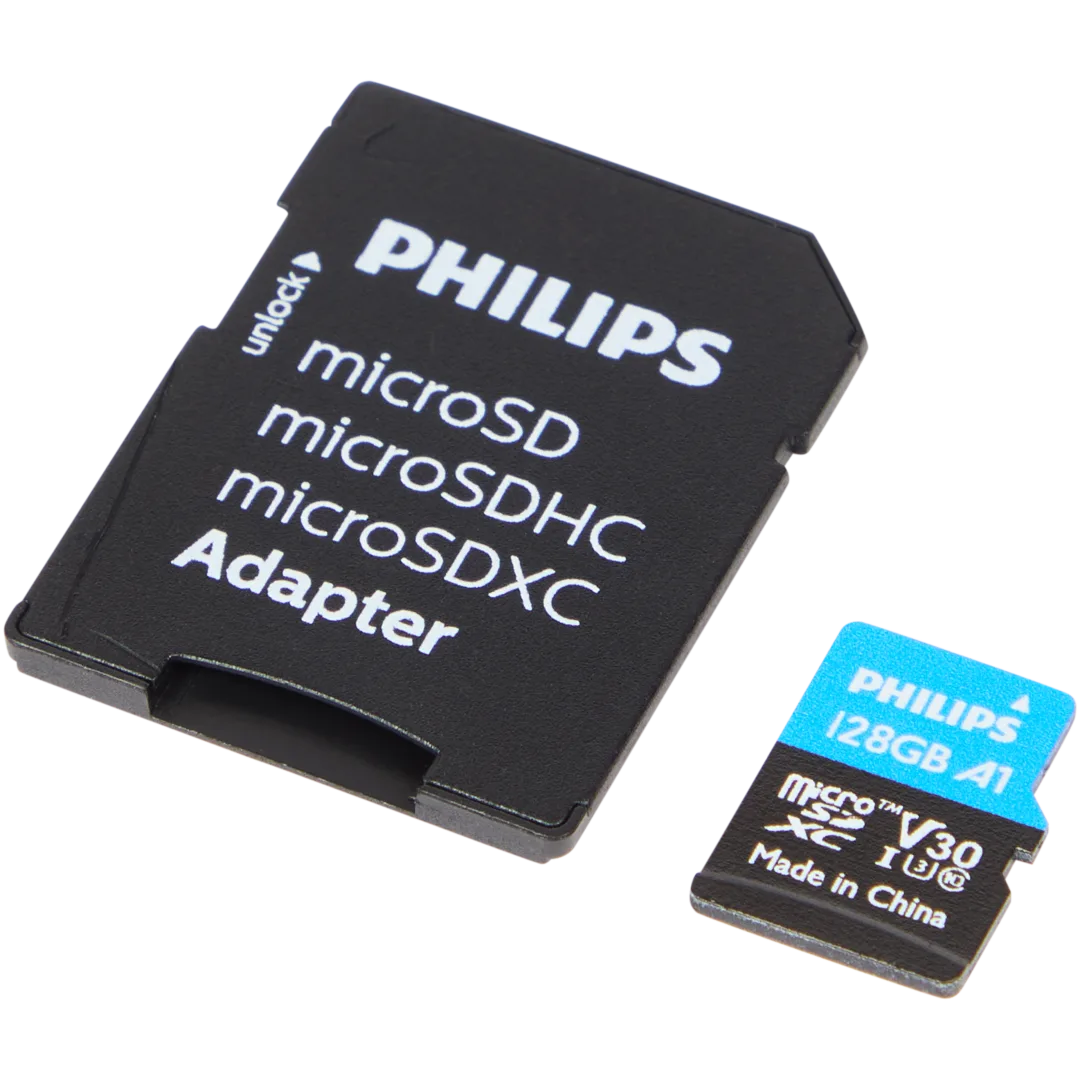 Cartes microSD Philips 128 Go (SDXC) – jusqu’à 130 Mb/s – Image 2