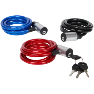 Lot de 3 antivols pour vélo Walfort – 1 clé pour 3 cadenas