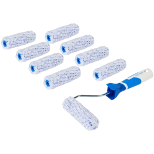 Lot de rouleaux de peinture Spectrum – kit 10 pièces pour surfaces lisses