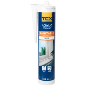 Mastic acrylique universel TCX Blanc – étanchéité joints & interstices