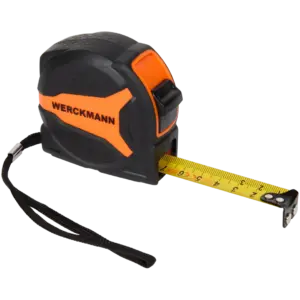 Mètre ruban Werckmann 5 m avec embout magnétique et blocage