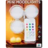 Mini-lumières d’ambiance LED (lot de 3) avec télécommande – USB-C, blanc chaud + couleurs