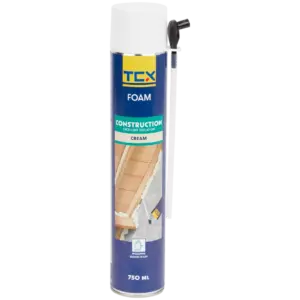 Mousse expansive TCX – étanchéité et isolation (gants inclus)