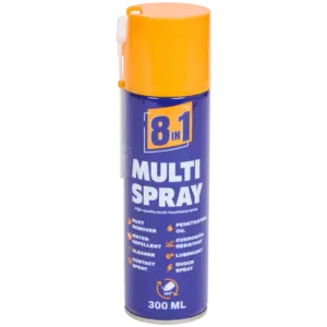 Multispray 8-en-1 300 ml – Dégrippant, lubrifiant, anticorrosion