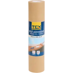 Papier de masquage autocollant TCX brun – Protection contre les taches (FSC®)