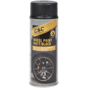 Peinture en aérosol pour jantes C&C Noir 400 ml