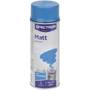Peinture mate en aérosol Spectrum Turquoise – séchage rapide 10 min