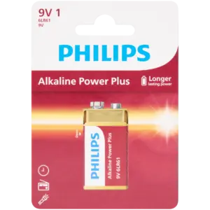 Pile Philips 9V alcaline
