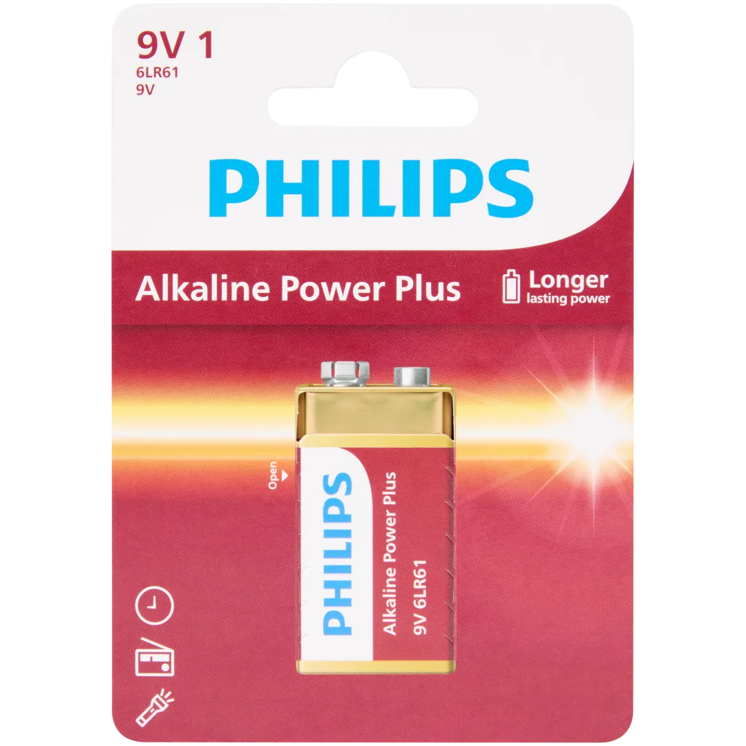 Pile Philips 9V alcaline