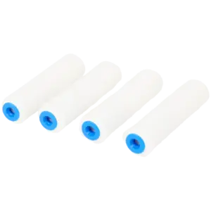 Rouleau laqueur en feutre (lot de 4) – pour peintures à l’eau ou à la térébenthine
