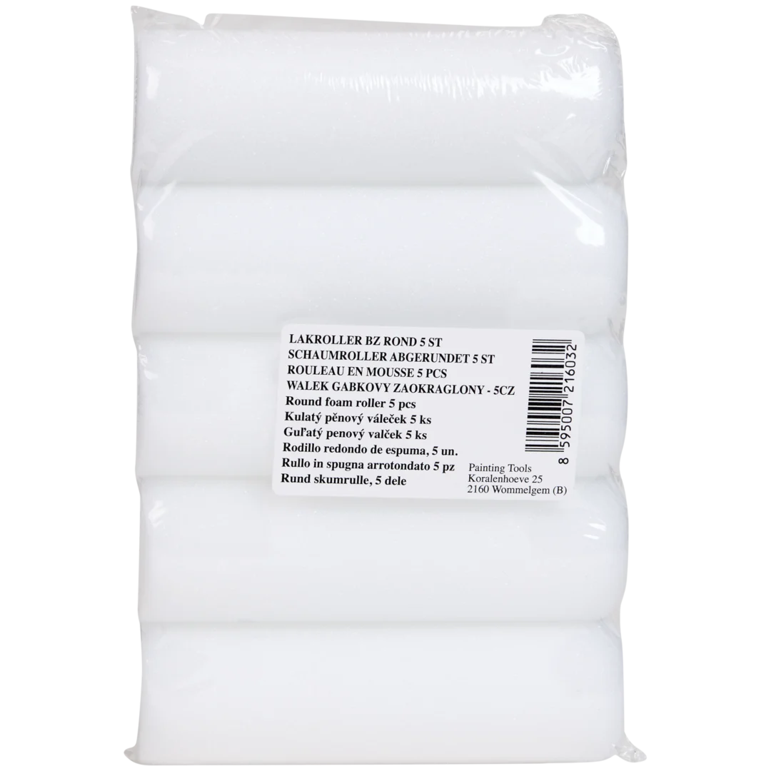 Rouleaux de peinture en mousse extra fine – lot de 5 (universels) – Image 2