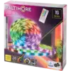 Ruban LED Baltimore multicolore & blanc réglable – fonction musique, mémoire