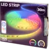 Ruban LED Eurodomest multicolore & blanc – intensité variable, recoupable