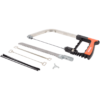 Scie à main Werckmann avec jeu de lames interchangeables (10 pièces)