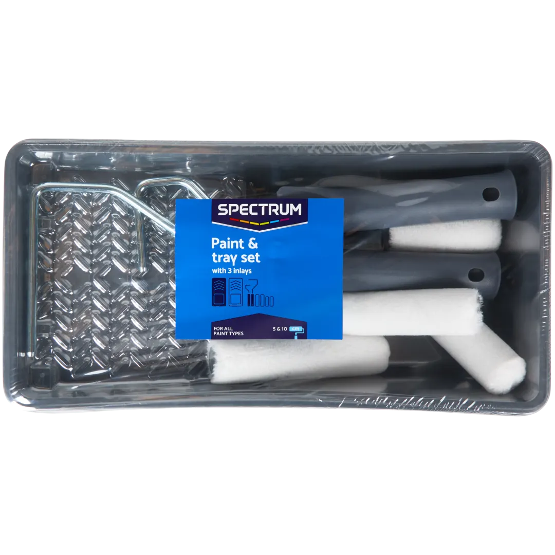 Set de peinture Spectrum – bacs et rouleaux (10 pièces) – Image 3