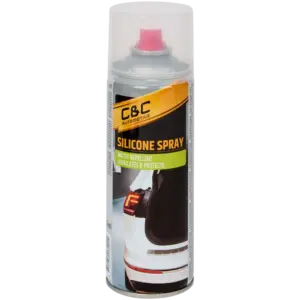 Spray silicone C&C 400 ml – protection caoutchouc & plastiques, anti-grincements